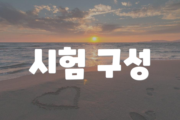 시험 구성