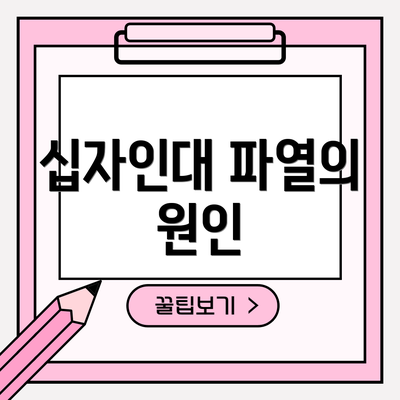 십자인대 파열의 원인