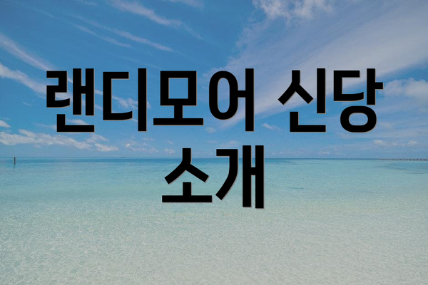 랜디모어 신당 소개