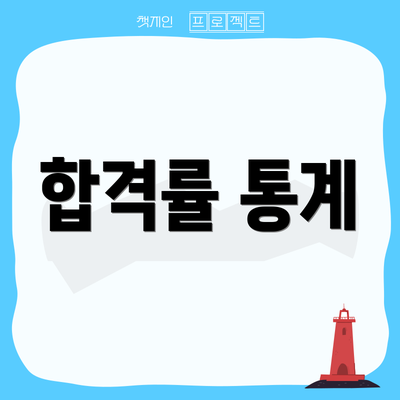 합격률 통계