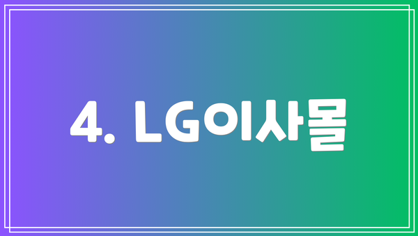 4. LG이사몰