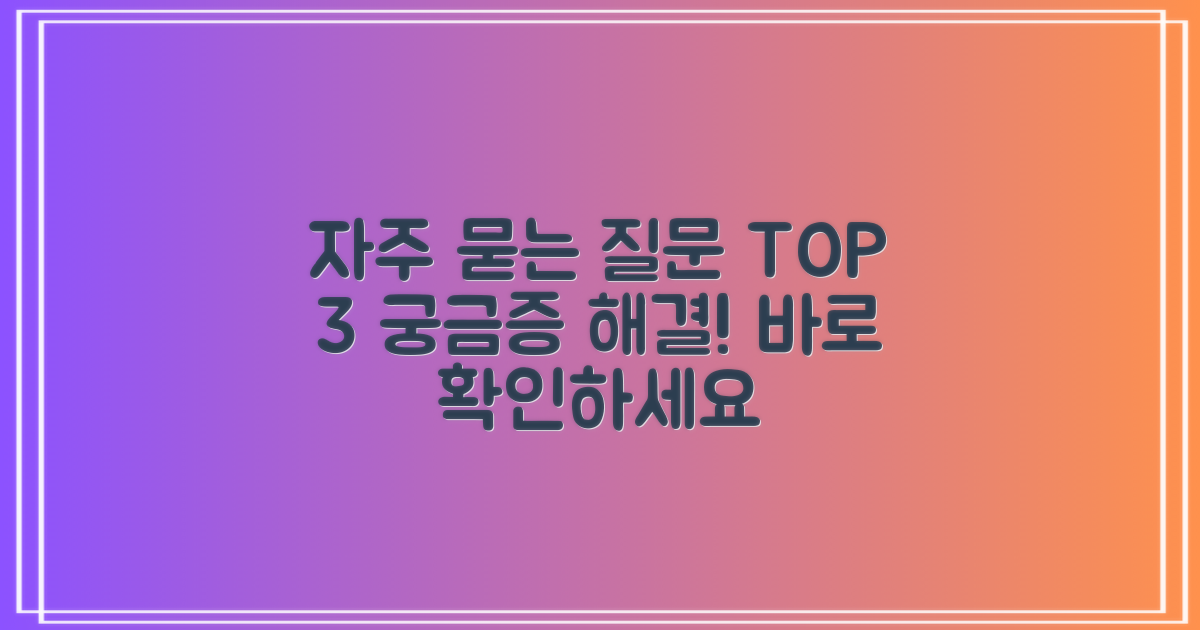 자주 묻는 질문
