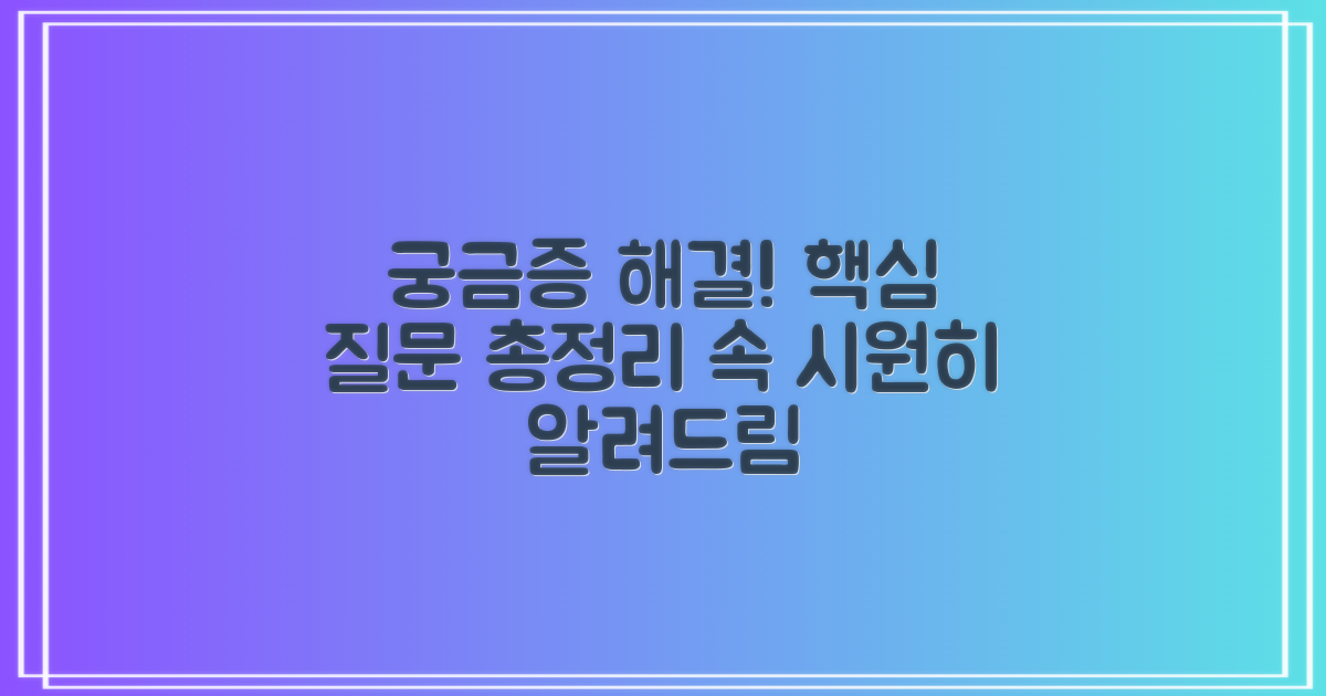 자주 묻는 질문