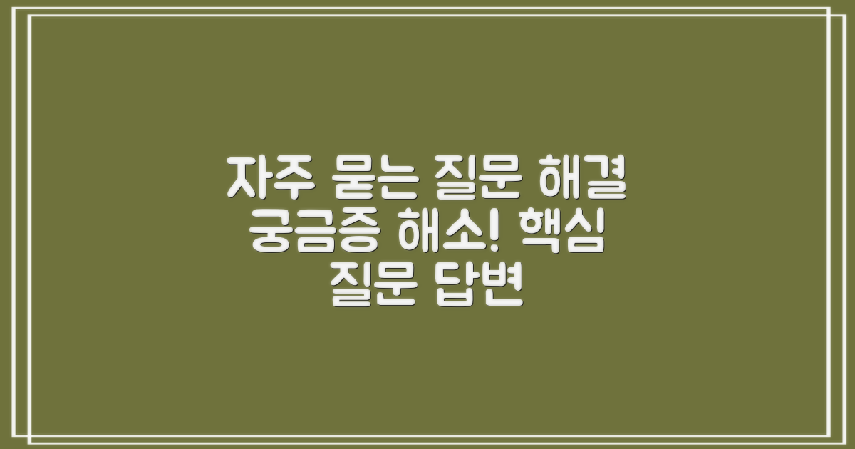 자주 묻는 질문