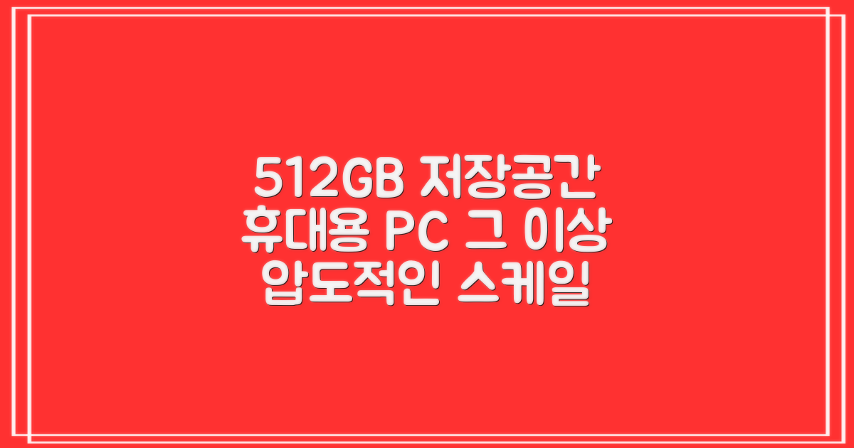 512GB 저장공간, 휴대용 PC를 넘어서