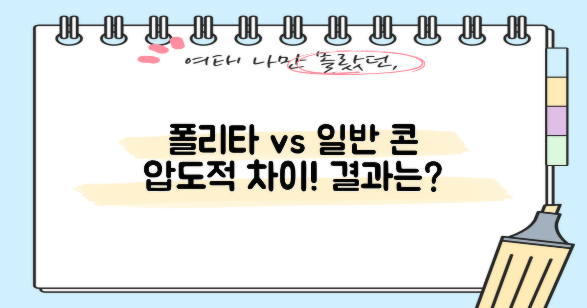 폴리타 vs 일반 콘