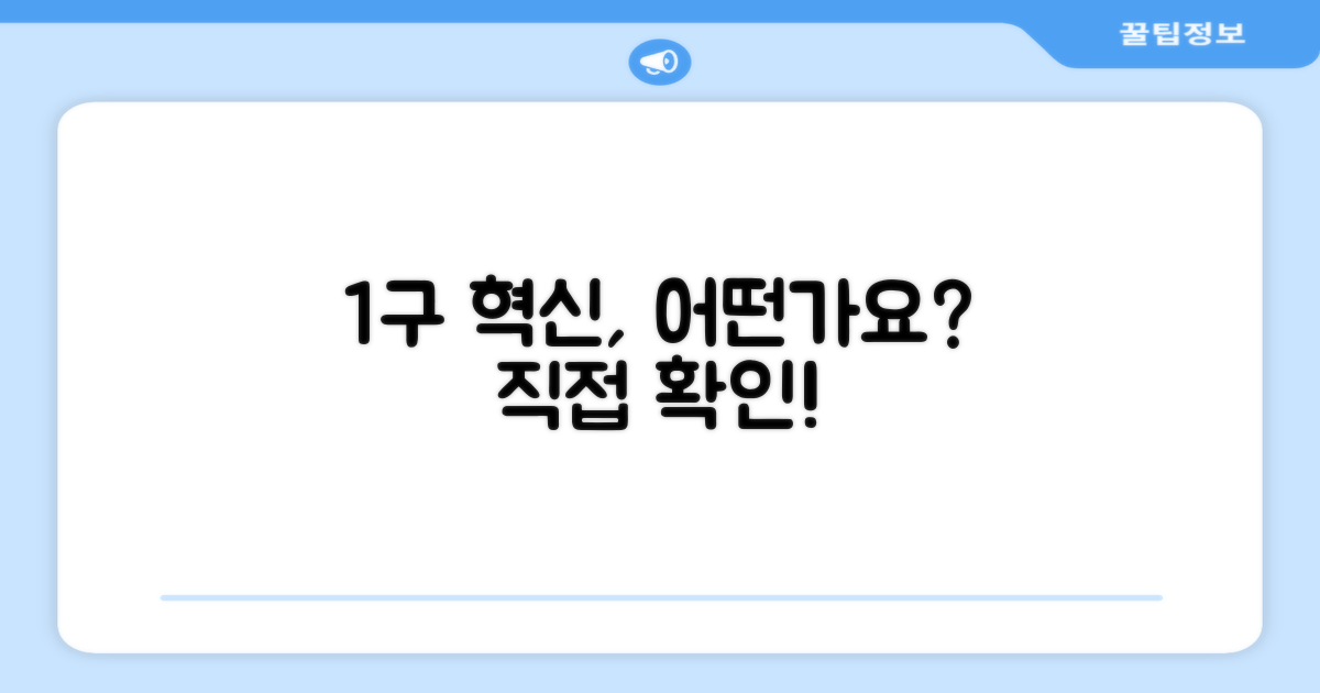 1구의 혁신, 어떤가요?