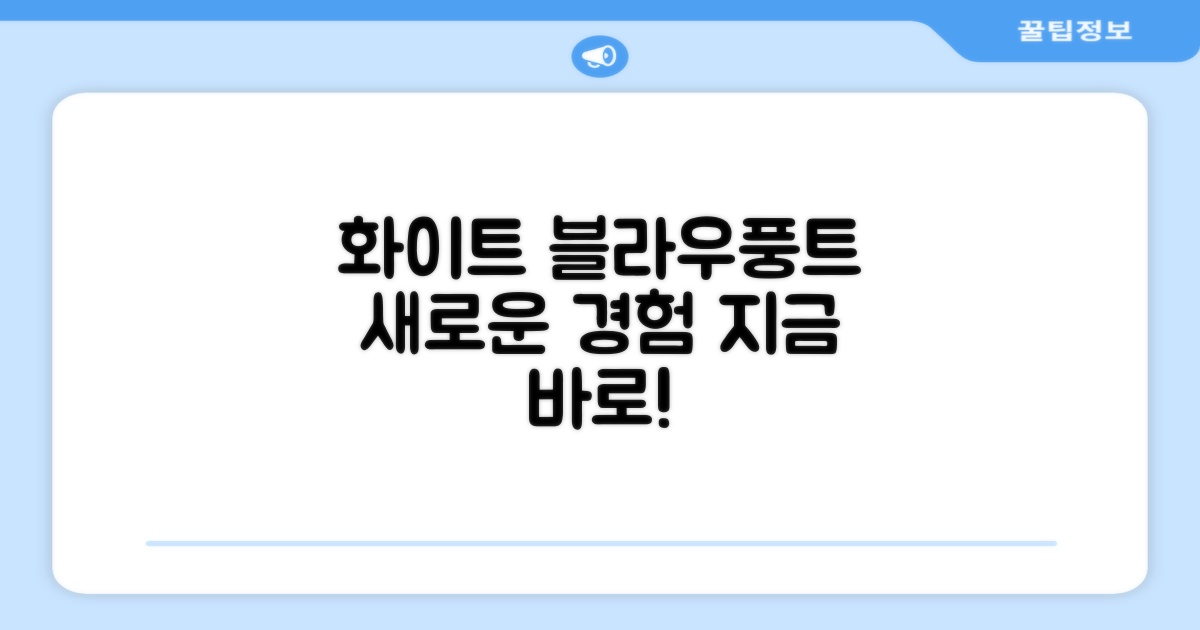 화이트 블라우풍트를 경험하세요