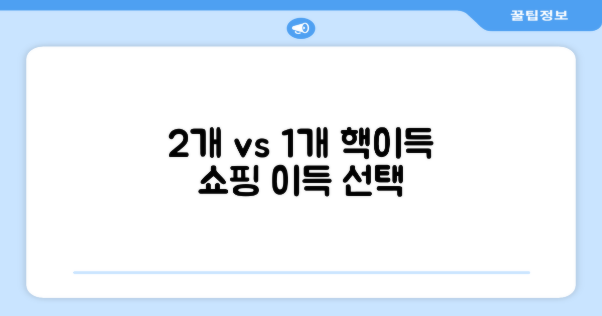2개 세트 vs 1개 구매