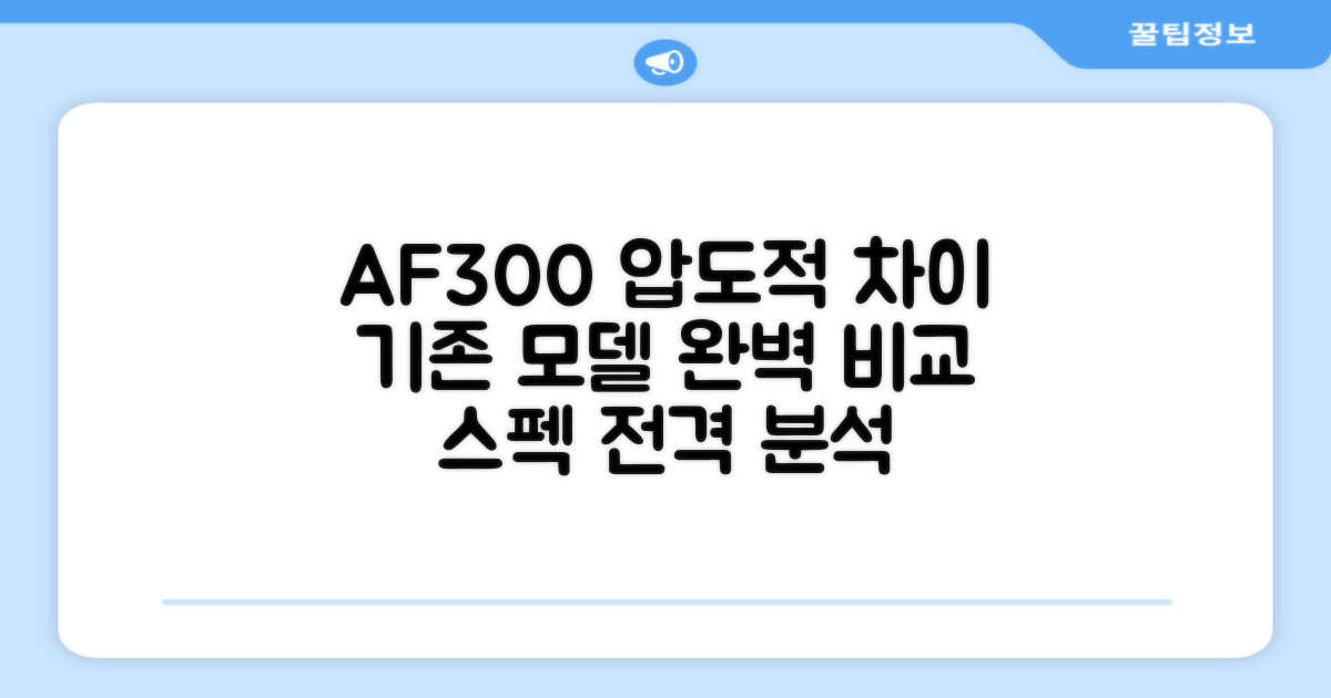 AF300, 기존 모델과의 차별점