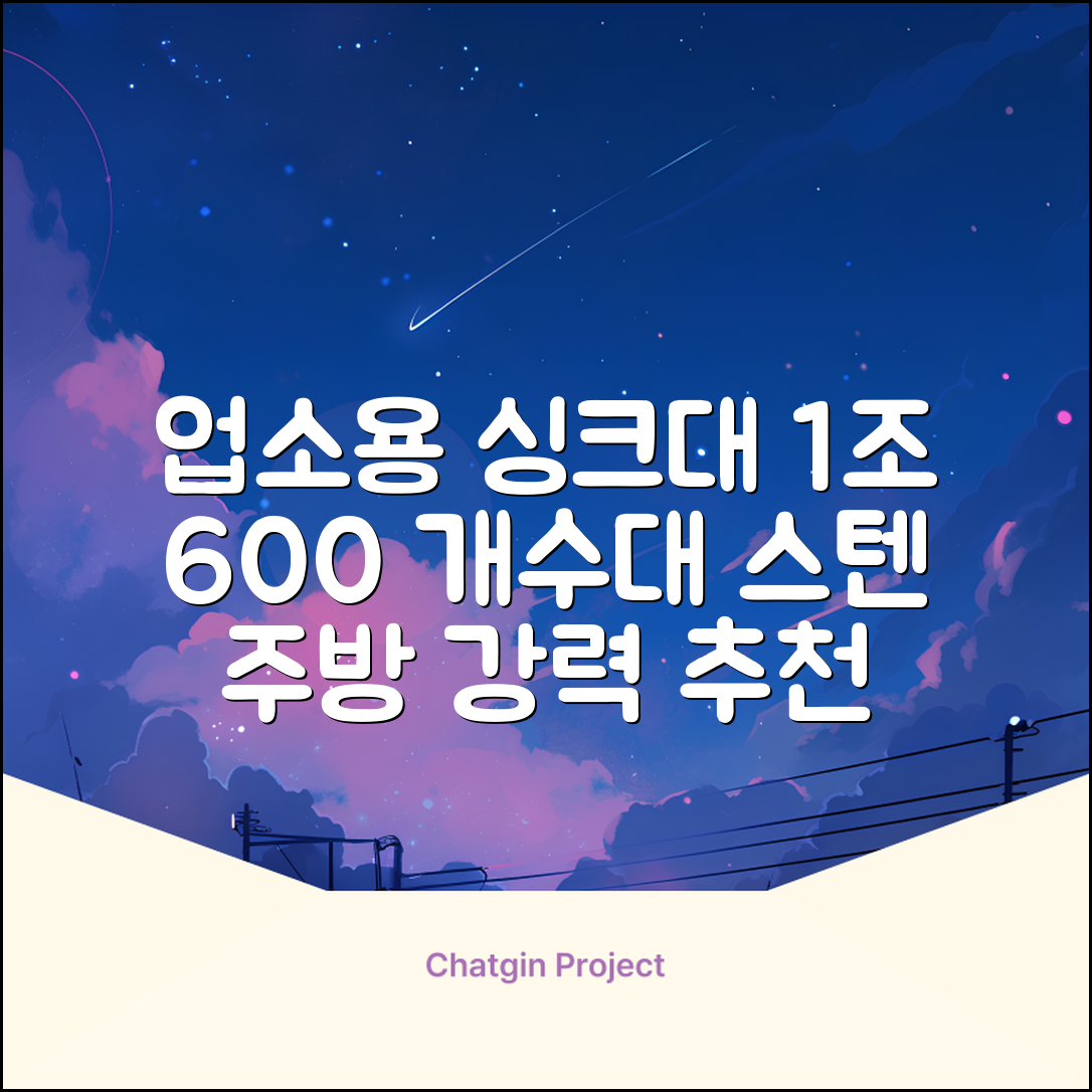 업소용싱크대 1조 600 업소용개수대 스텐싱크대 주방싱크대, 1조 600*600*800 추천 리뷰
