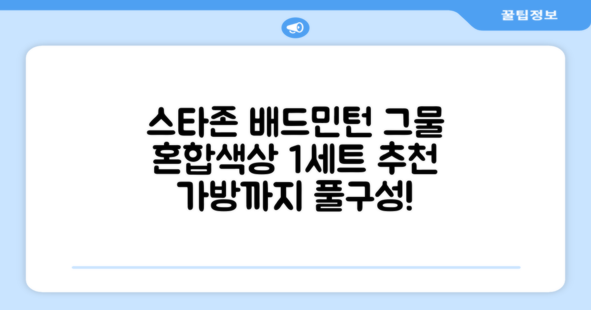 스타존 배드민턴 그물 네트 + 가방, 혼합색상, 1세트 추천 리뷰